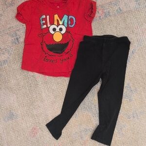 Sesame Street Red T-Shirt for Kids